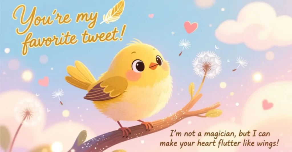 Cute Bird Pick Up Lines 