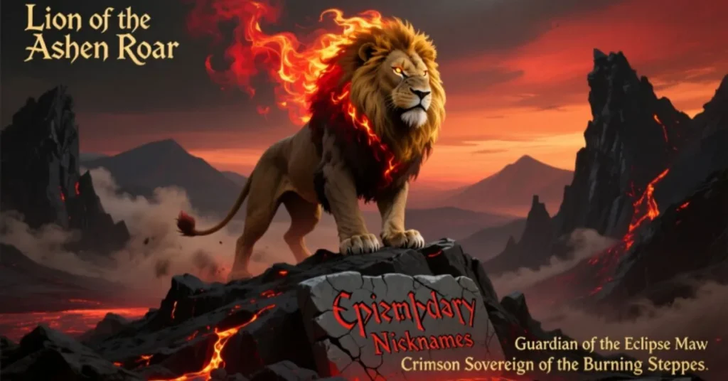 Mythical & Legendary Lion Nicknames 