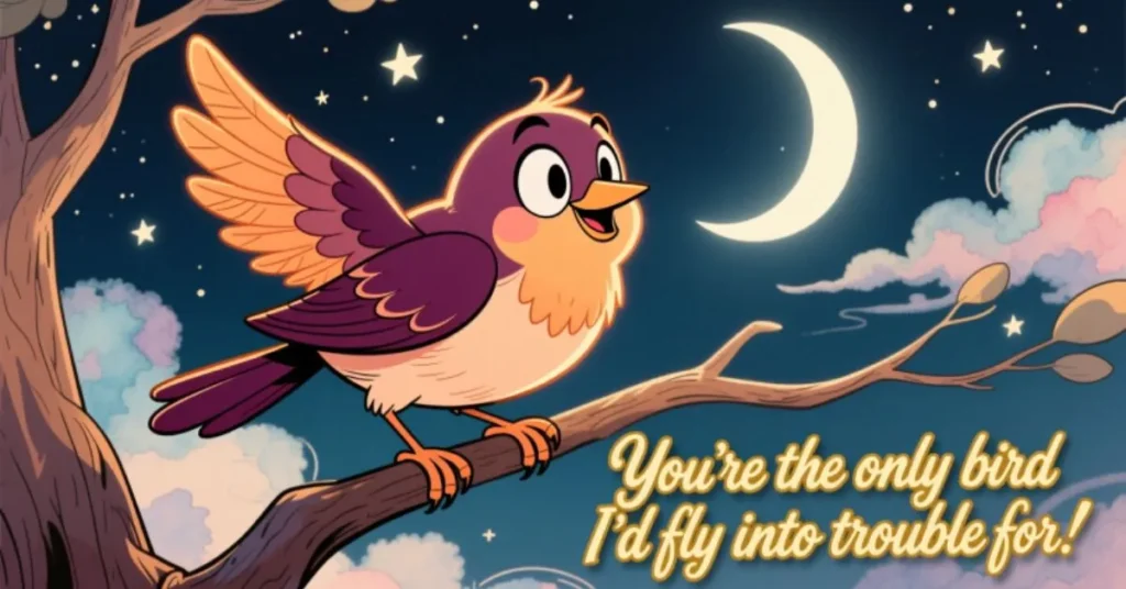 Playful Dirty  Bird Pick Up Lines 