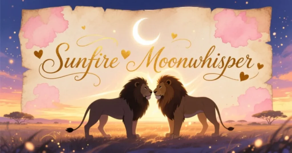 Romantic Lion Nicknames 