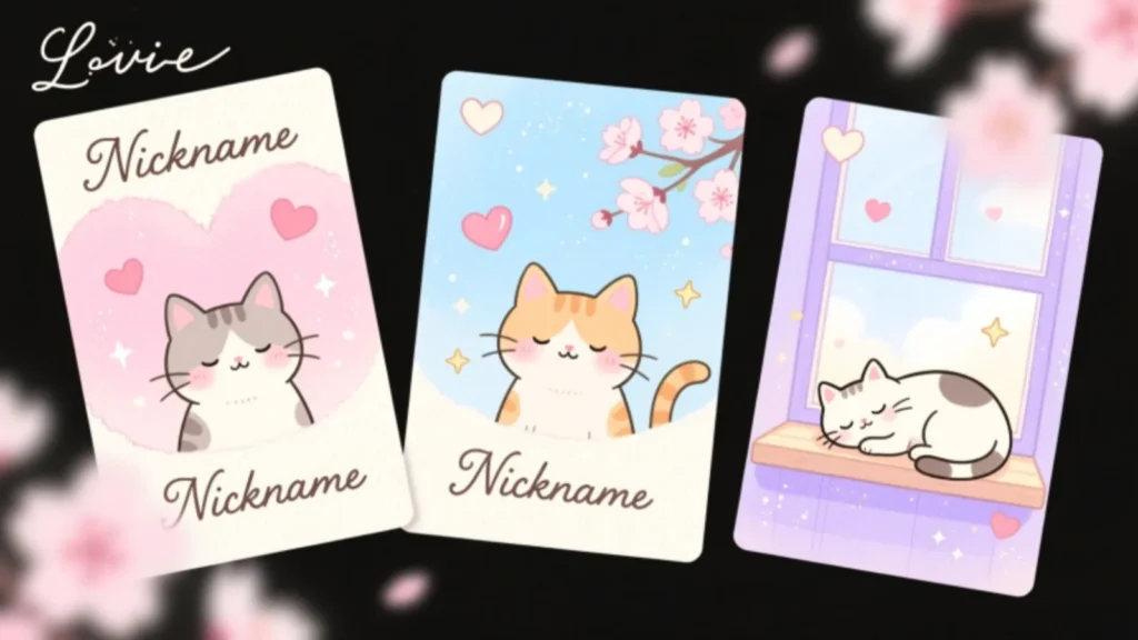 Romantic & Sweet Cat Nicknames 