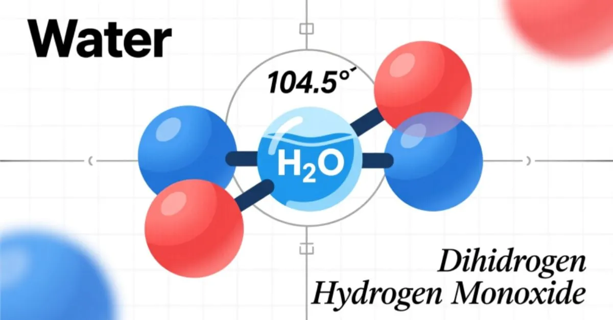Chemical Name for Water