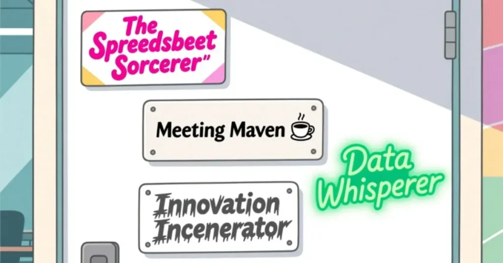 Creative Nicknames for Office Door Name Plates