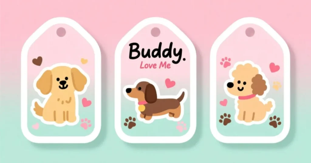 Cute Dog Name Tags