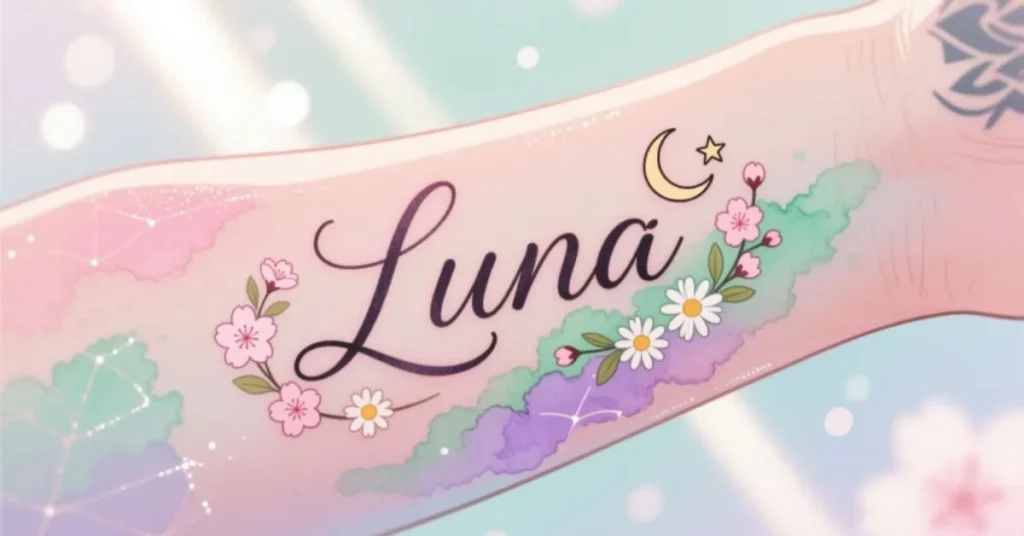 Cute Name Tattoo Ideas for Females