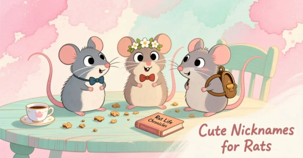 Cute Nicknames for Rats