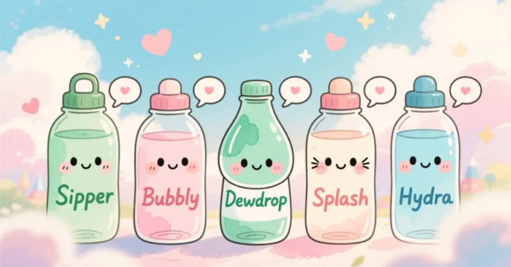 Cute Nicknames for Water Bottles