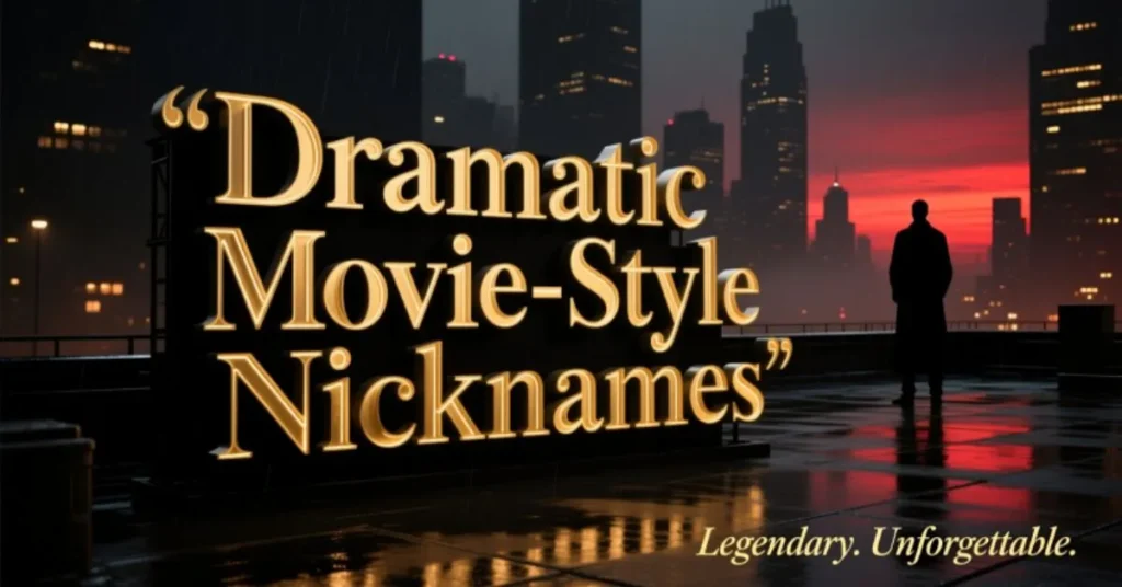 Dramatic Movie-Style Nicknames