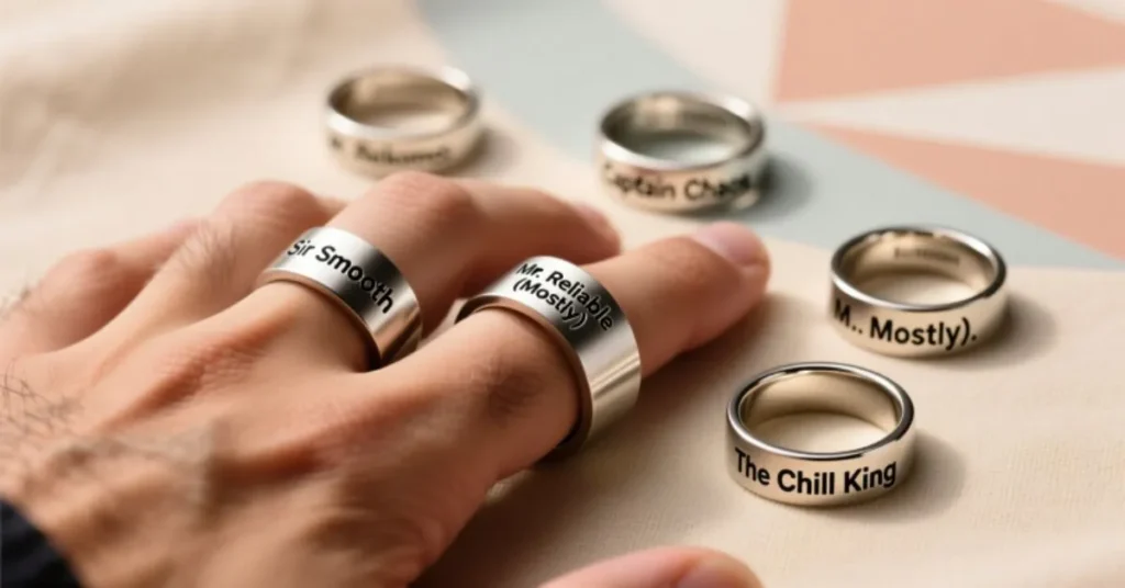Funny Nicknames for Men’s Name Rings