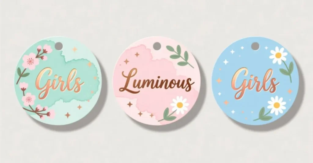 Girl Name Labels for Daycare