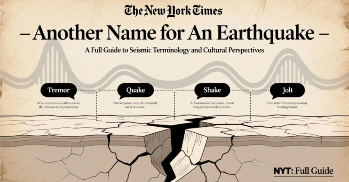 Name for an Earthquake NYT