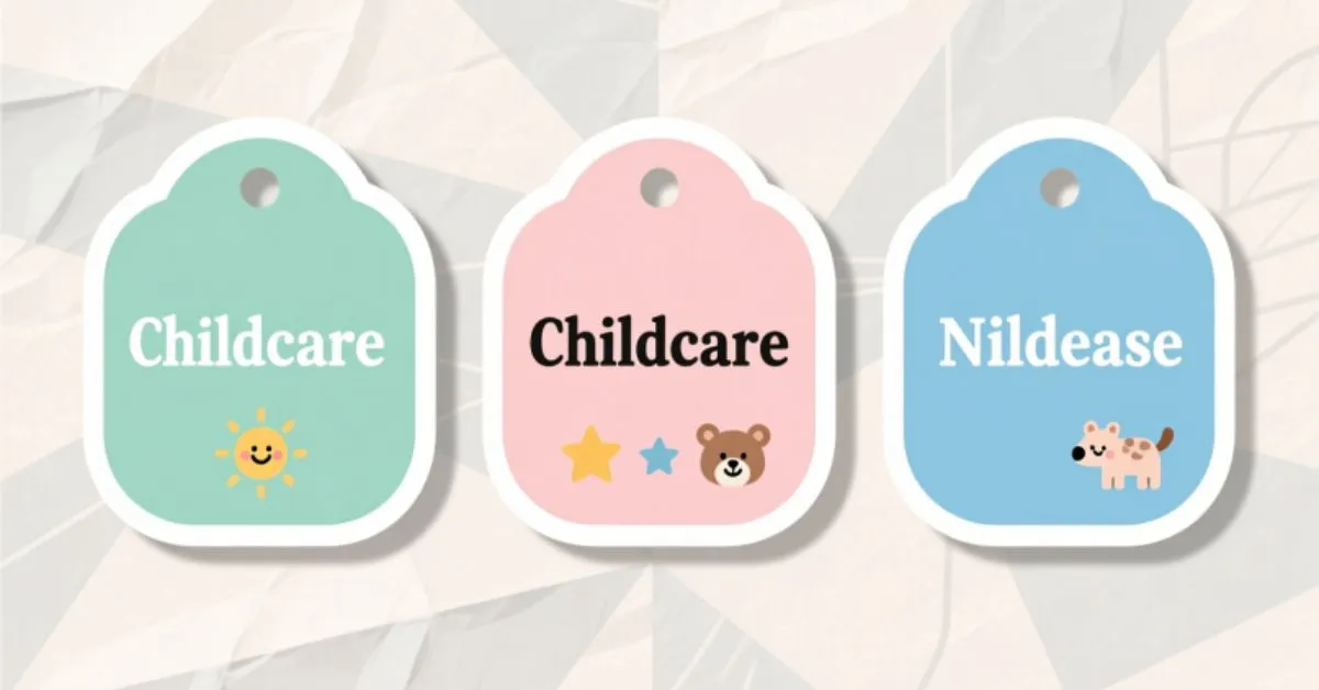Name Labels for Daycare