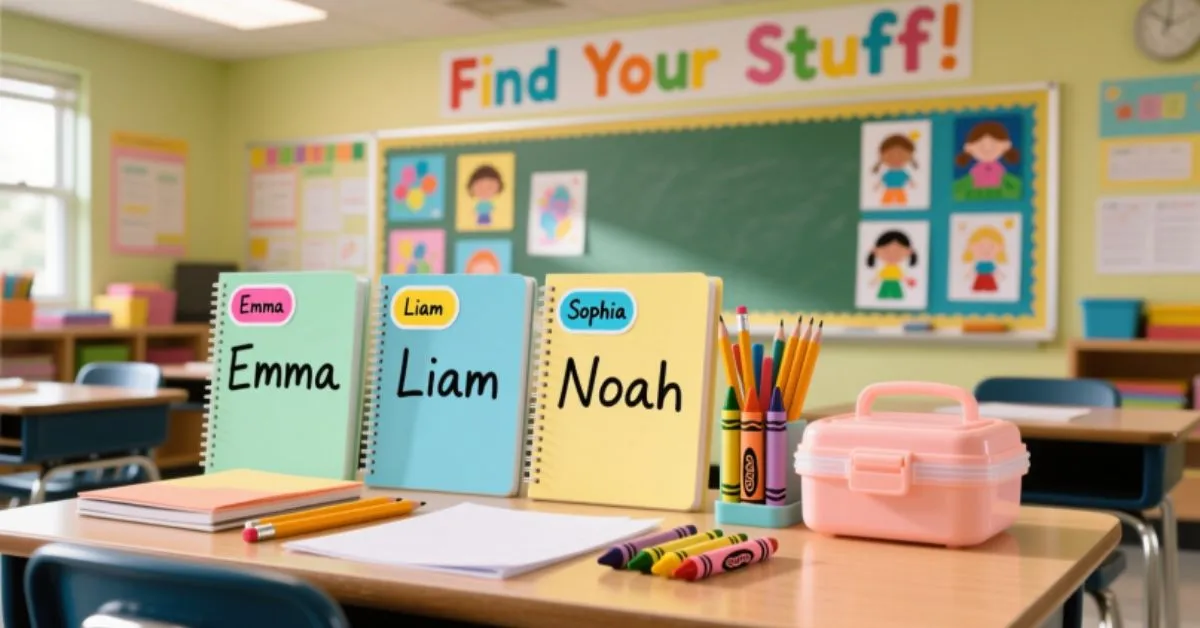 Name Labels for School