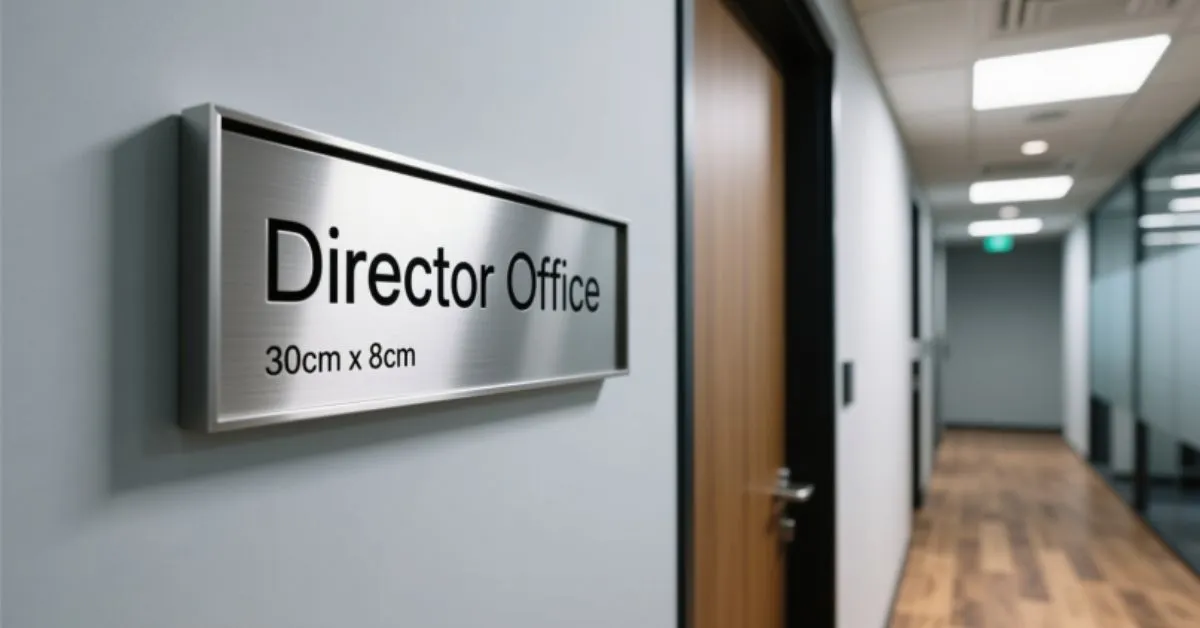 Name Plates for Office Door