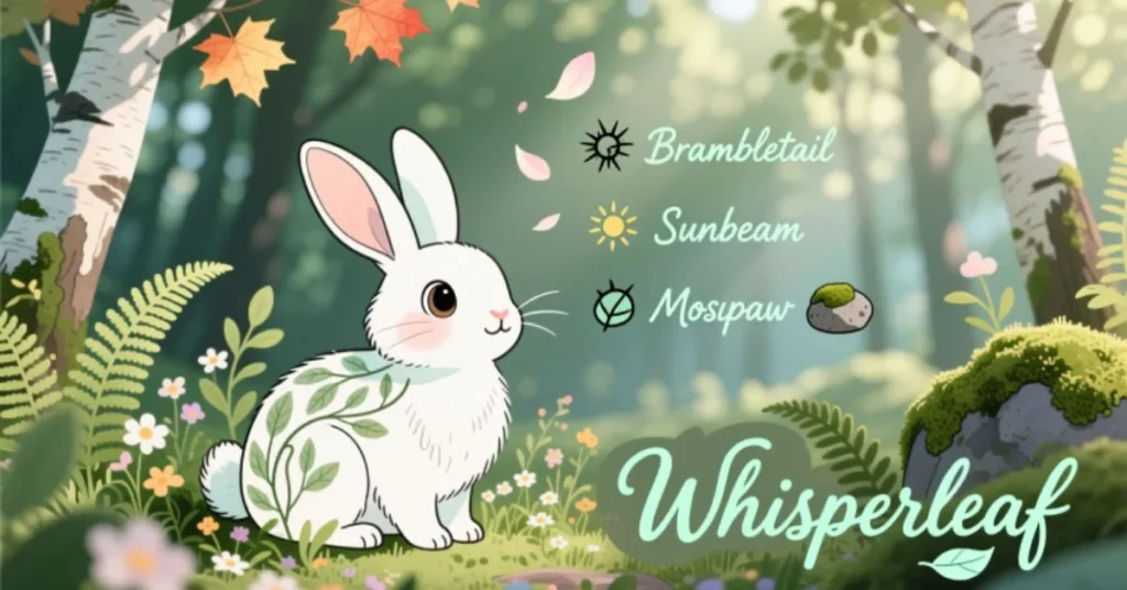 Nature-Inspired Rabbit Nicknames 