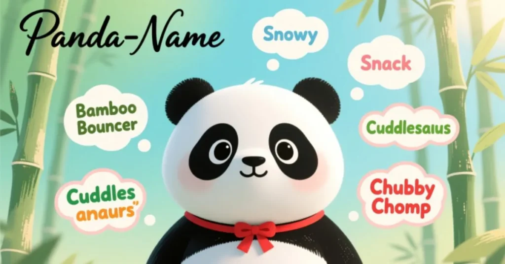 Panda-Inspired Nicknames