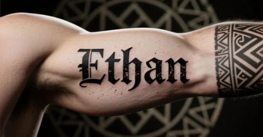 Powerful Husband Name Tattoo Ideas