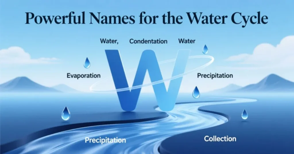Powerful Names for the Water Cycle