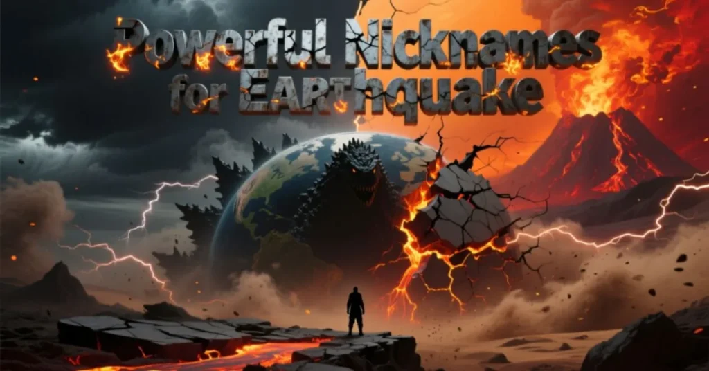 Powerful Nicknames for Earthquake 