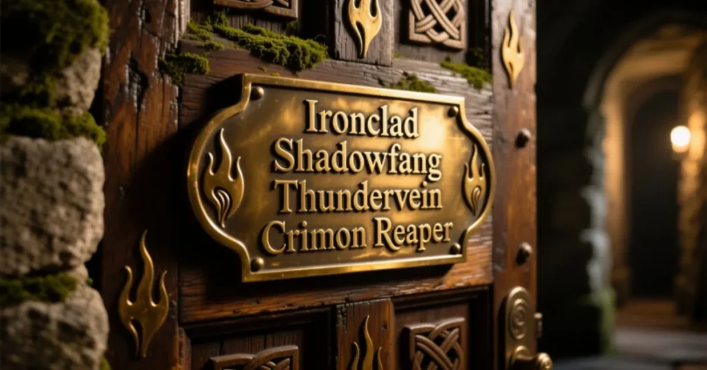 Powerful Nicknames for Name Plate