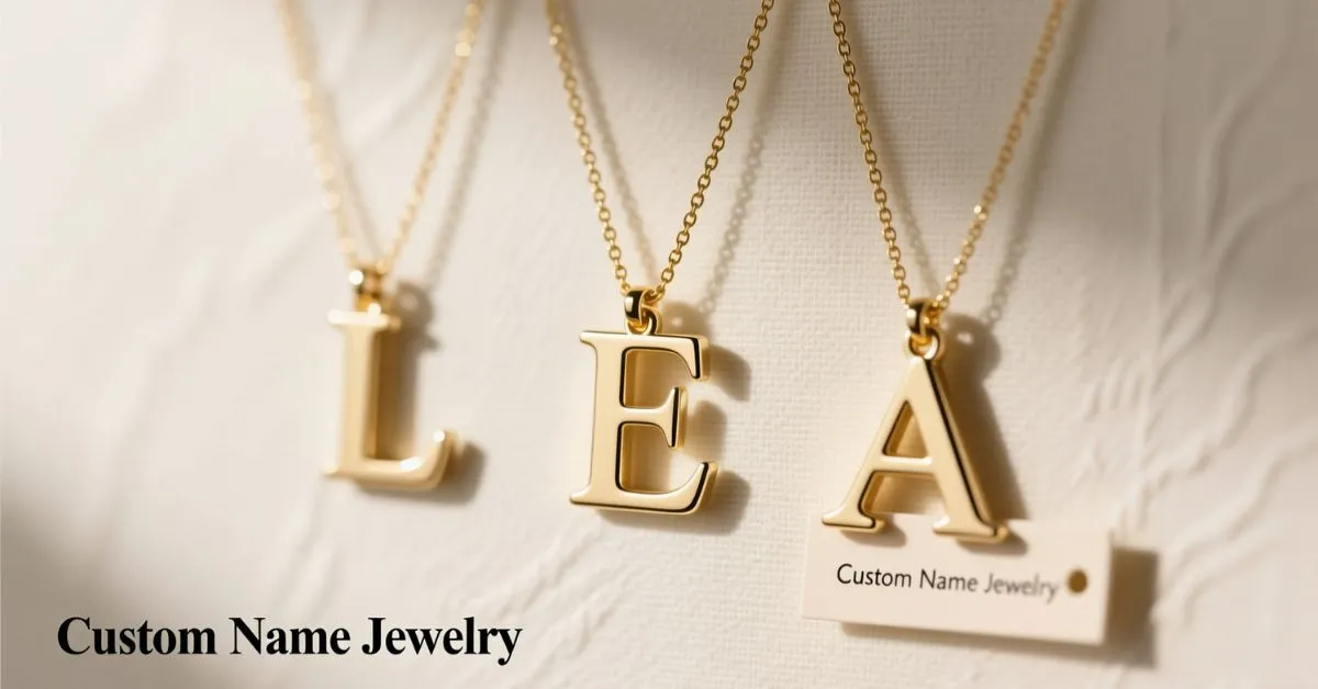 Trendy Name Necklaces for Women