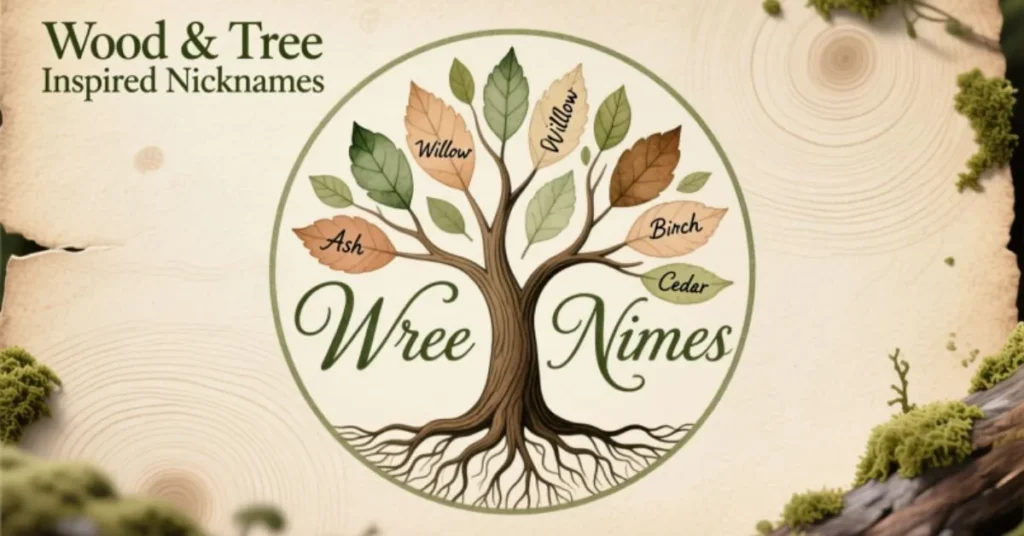 Wood & Tree Inspired Nicknames