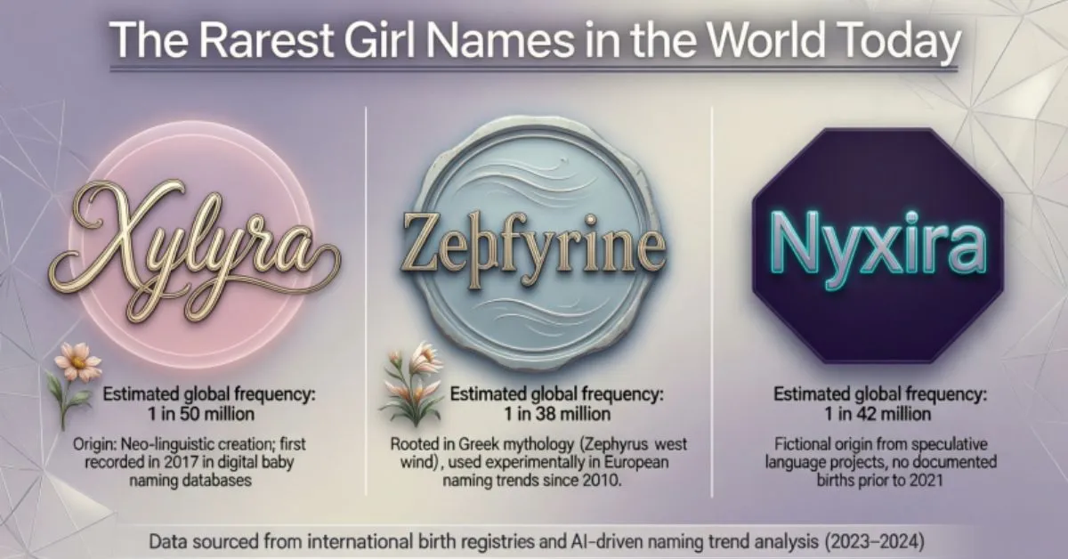 What Is the Rarest Name in the World for a Girl