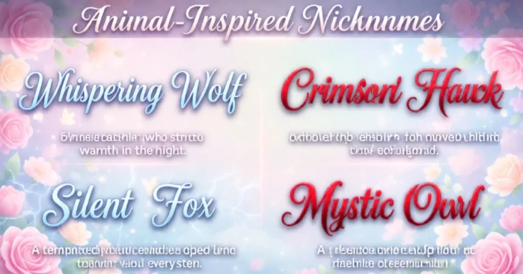  Animal-Inspired Nicknames