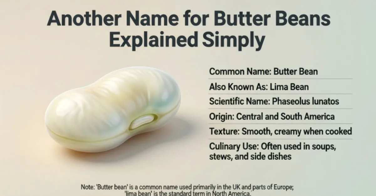 Another Name for Butter Beans