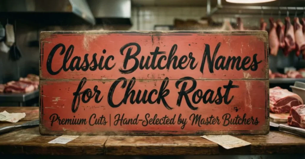 Classic Butcher Names 