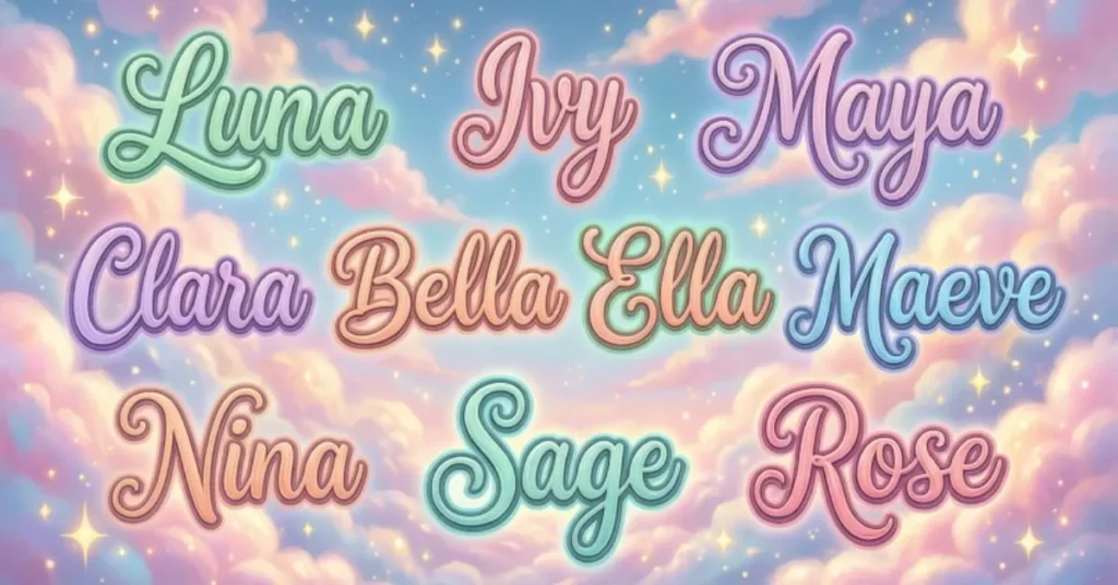 Cute Middle Names for Girls