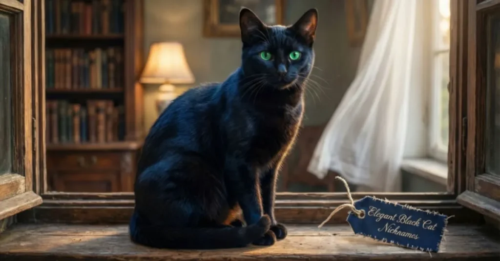 Elegant Black Cat Nicknames 