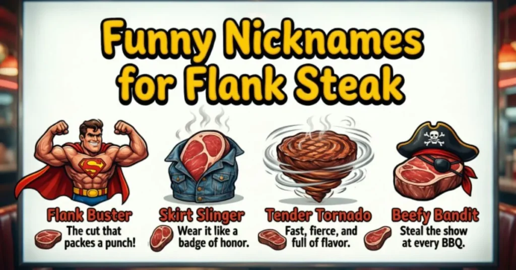 Funny Nicknames for Flank Steak