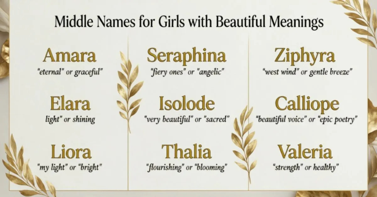 Middle Name for Girls