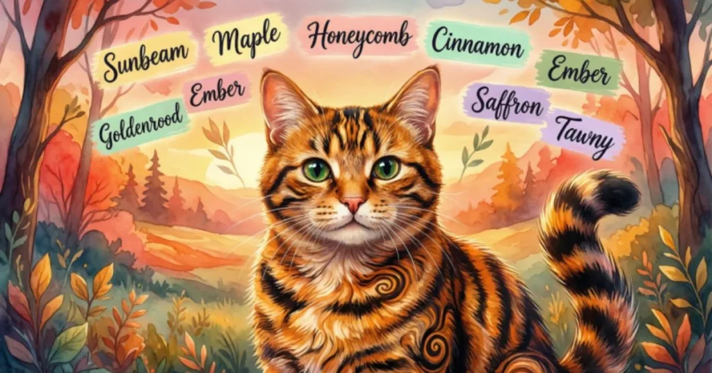Nature-Inspired Nicknames for Orange Cats