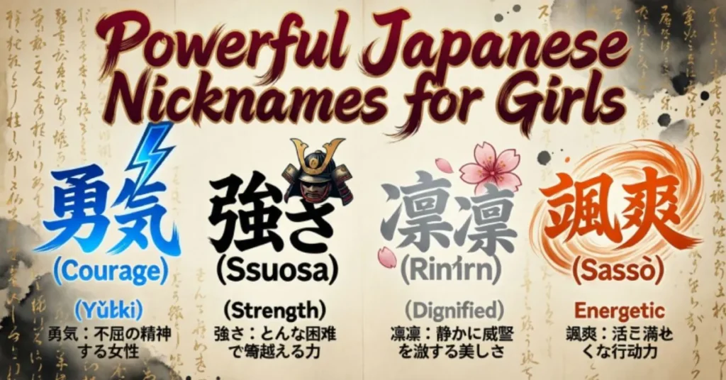 Powerful Japanese Nicknames for Girls