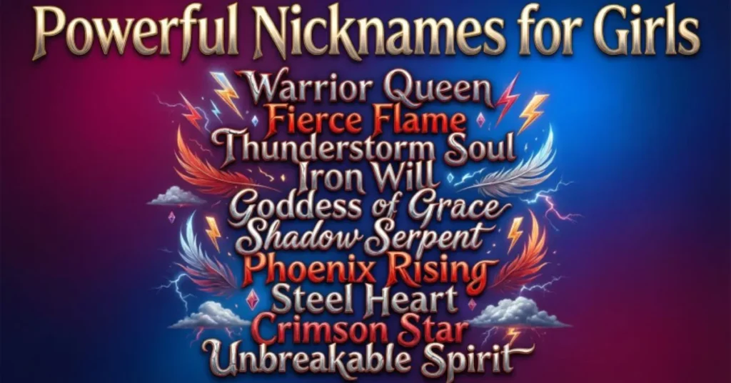 Powerful Nicknames for Girls