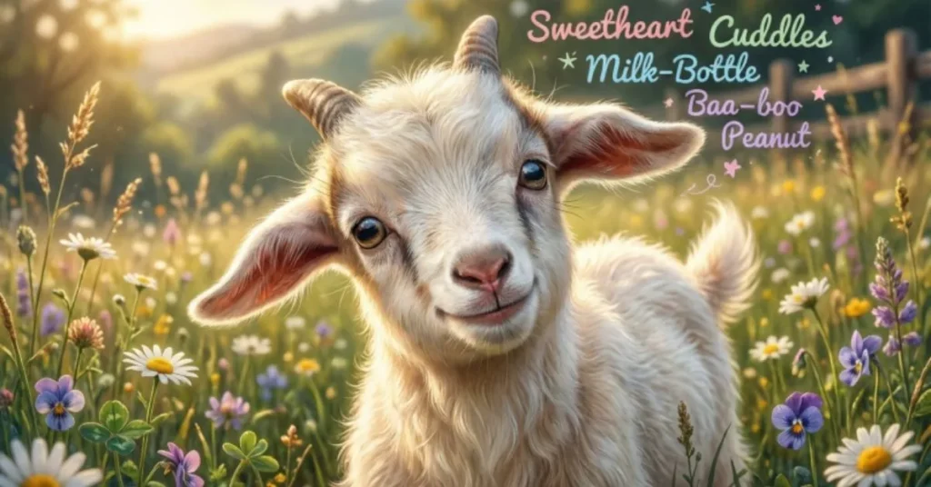 Romantic & Sweet Baby Goat Nicknames