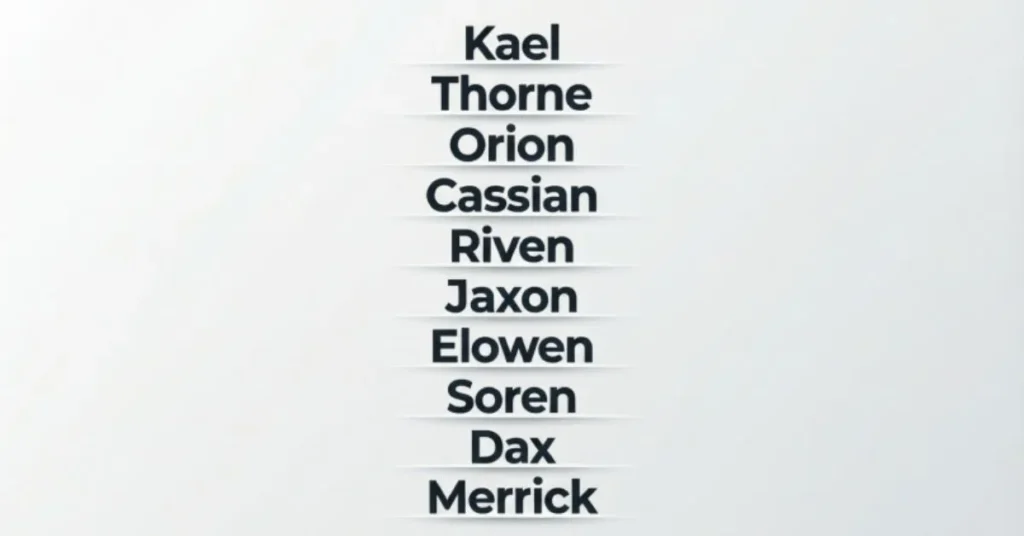 Unique Male Names for Karen 