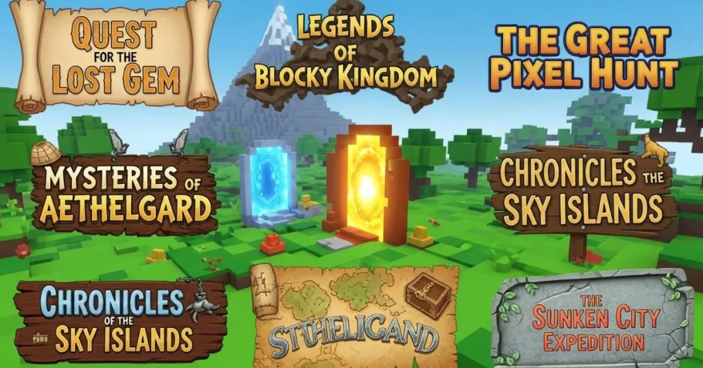 Adventure-Inspired Roblox Names