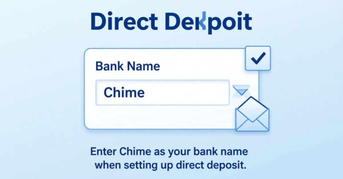 Chime Bank Name for Direct Deposit