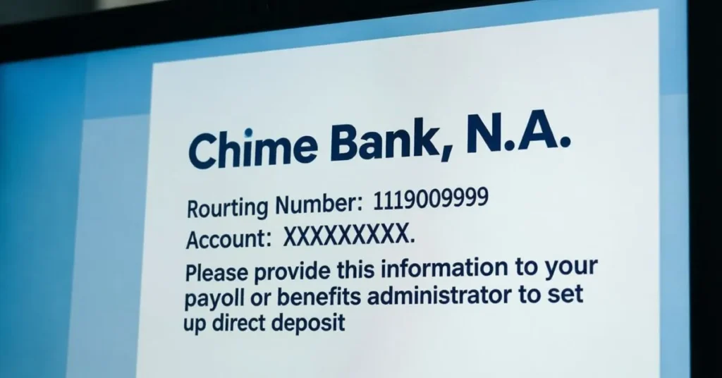 Official Chime Bank Names for Direct Deposit
