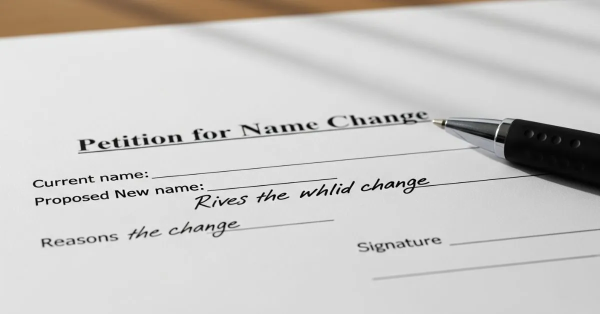 Petition for Name Change