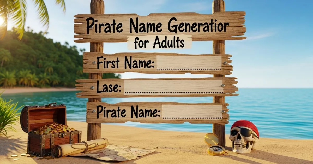 Pirate Name Generator for Adults