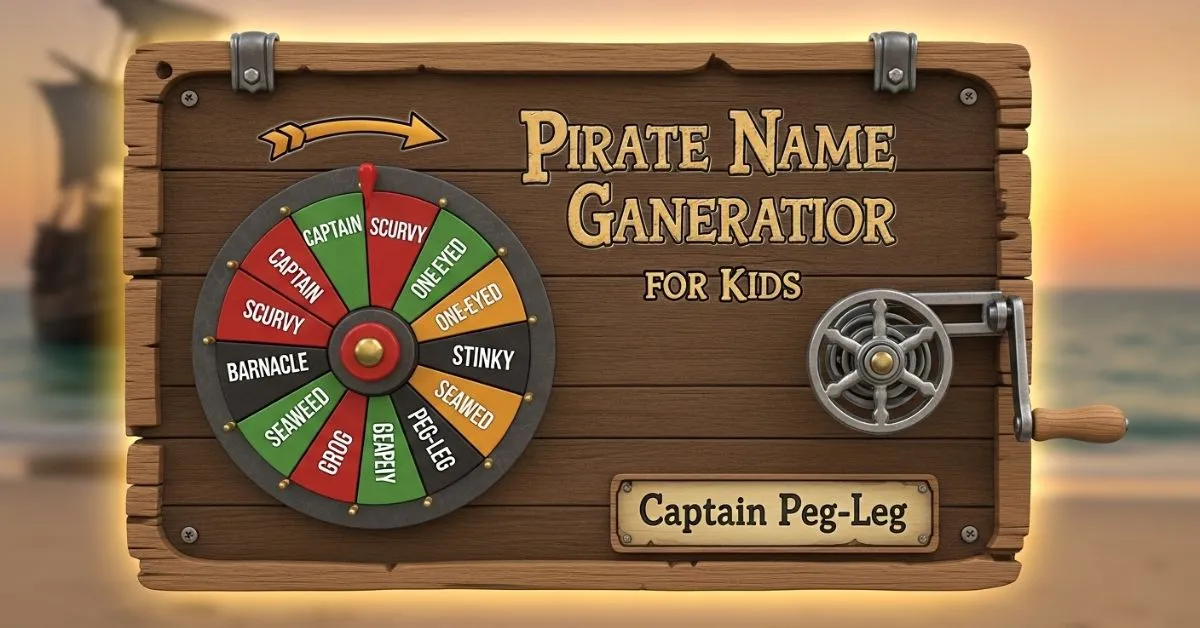 Pirate Name Generator for Kids