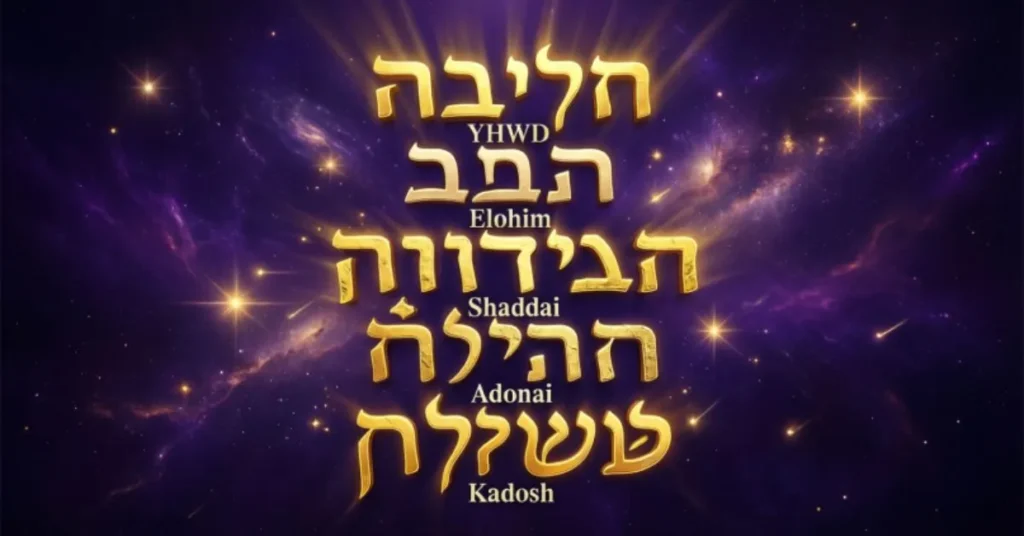 Powerful Hebrew Names for God