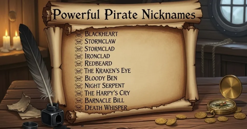 Powerful Pirate Nicknames