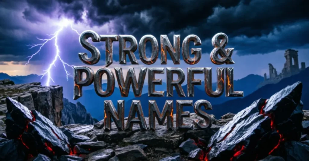  Strong & Powerful Names